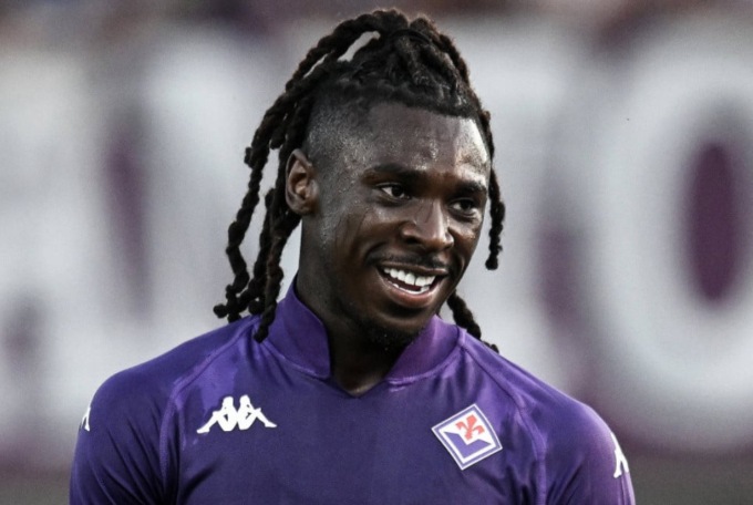 Fiorentina, Kean dimesso dall’ospedale