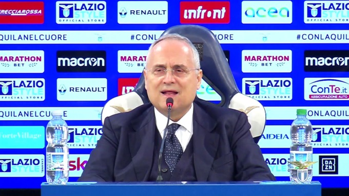 Lazio, Lotito attacca l’Inter dopo il gol di Arnautovic