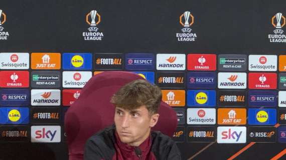 Roma, Baldanzi: “Giocare all’Olimpico è qualcosa di unico”