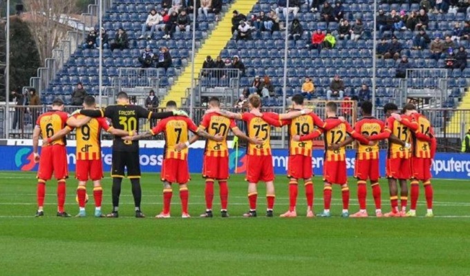 Il Lecce partirà domani mattina per Bergamo