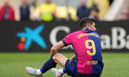 Lewandowski, problema muscolare: a rischio le sfide con l’Inter