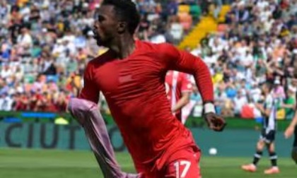 Keita Balde al 90′, il Monza vince a Udine