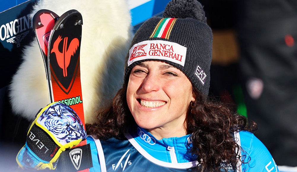 Federica Brignone è tornata a sciare