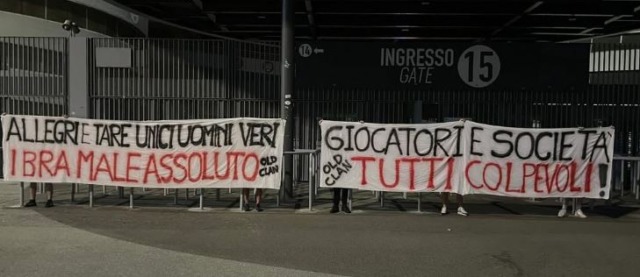 Striscioni a San Siro: “Ibra male assoluto”
