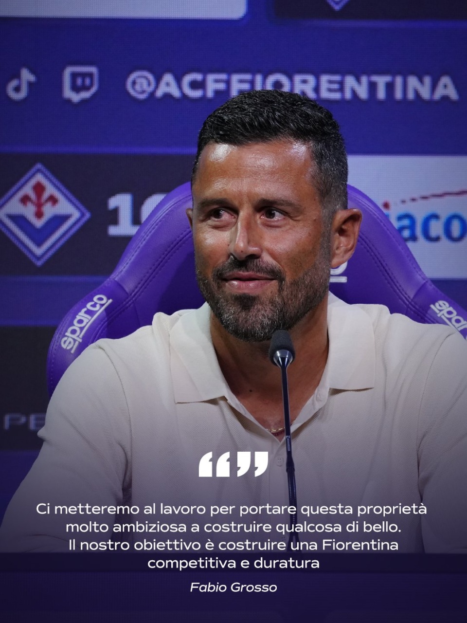 Grosso: “Fiorentina grandissima opportunità, voglio competere”
