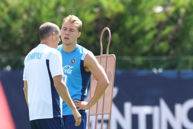 Napoli, Allegri è già pazzo di Hojlund 