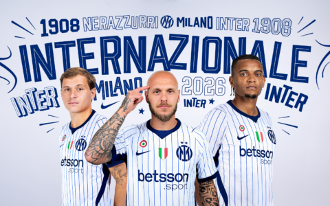L’Inter presenta la nuova maglia away in stile baseball