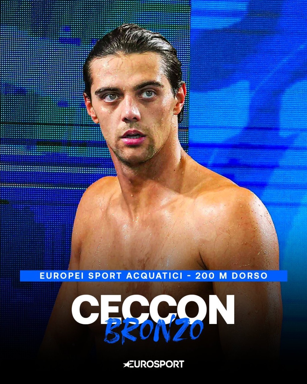 Impresa Ceccon: bronzo nei 200 dorso e nuovo record italiano