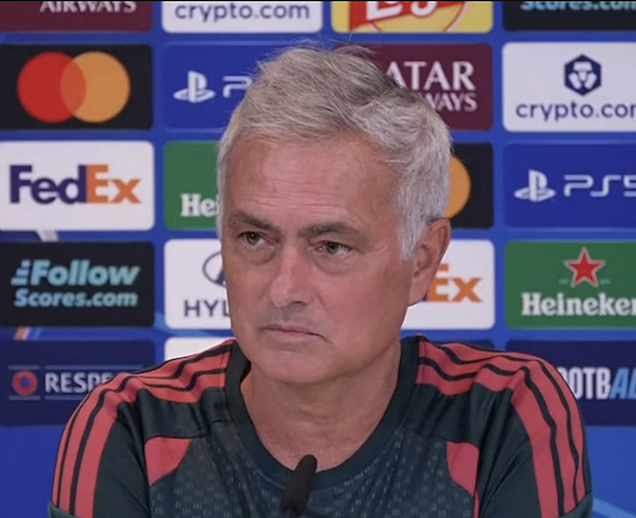 Mourinho: “Tanti assenti, forse il calendario lo ha fatto un italiano”