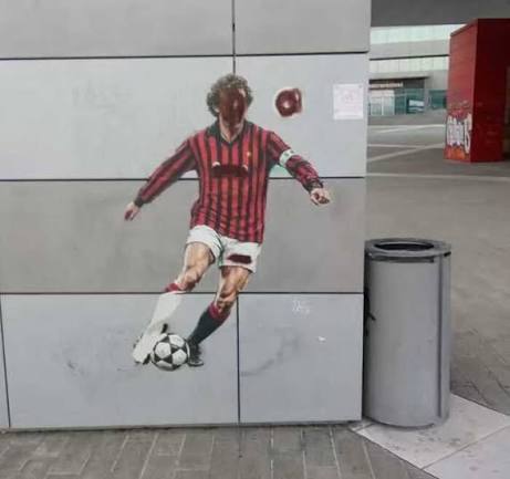 Sabato il nuovo murale dedicato a Franco Baresi